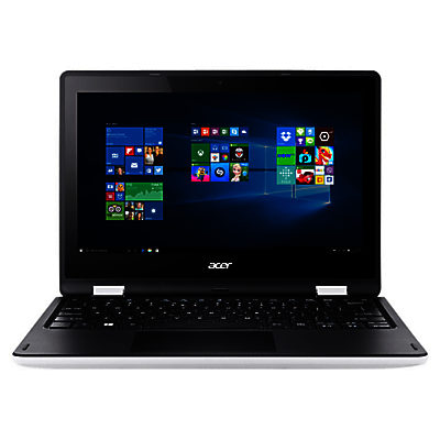Acer Aspire R3-131T Convertible Laptop, Intel Celeron, 4GB RAM, 500GB, 11.6  Touch Screen, White